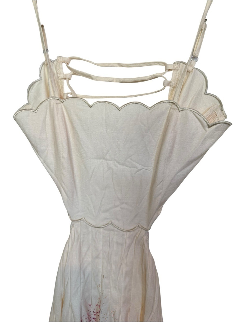Commense Floral Print Lace-Up Back Sleeveless Dress - Picture 9 of 13
